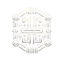 The logo for Obsidian Forge, depicting a complex octagonal symbol inspired by Mayan and Hopi designs.