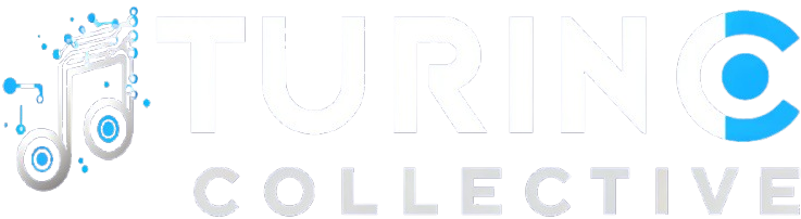 Logo of the Turin Collective, featuring the text "TURIN Collective" in bold, modern font.